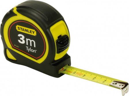 Mètre-ruban de poche 3m b i-matériel 