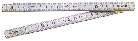 Mètre pliant Duralumin Classe III 1 mètre - 5 branches