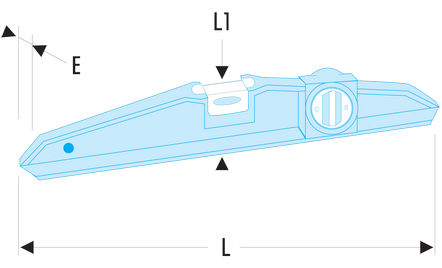 Niveau trapézoidal magnétique