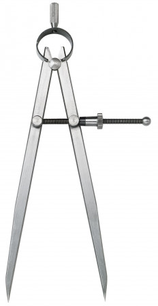 Compas à pointes sèches