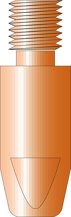 Buse de courant M8 1,0mm E-Cu MB400/500