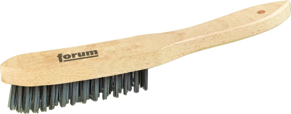Brosse à main acier Rz 3 lisse 