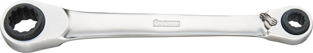 Clé à cliquet Quadro 10x1 3/17x19mm 