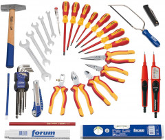 Caisse outils électricien 38pcs. en sac 