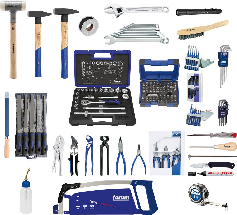 Jeu d'outils de montage dans sacoche 