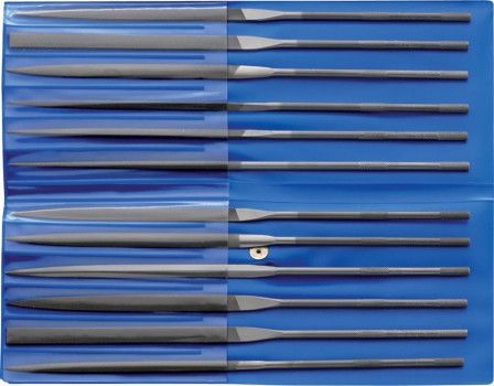 Jeu de limes aiguille 160mm taille 2 12 pièces 