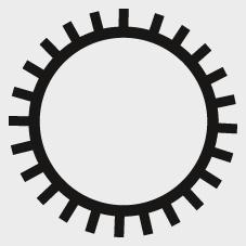 Lime d'atelier DIN7261F ronde 200mm taille 2 