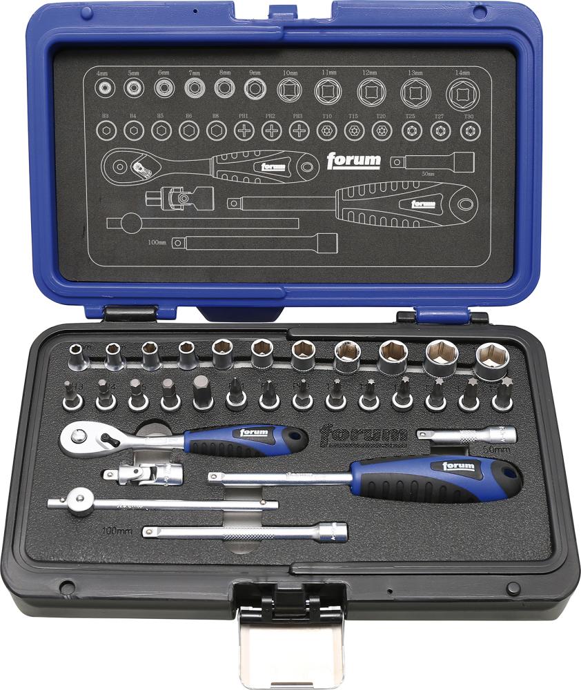 Composition douilles 1/4