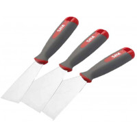 SPATULE DE PEINTRE 30 MM - 50 MM - 70 MM - JEU DE 3