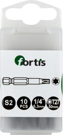 Jeu d'embouts DIN3126E6,3 10 x T27x50mm 