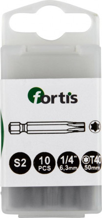 Jeu d'embouts DIN3126E6,3 10 x T40x50mm 