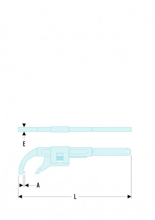 Clé à ergots modèles à crémaillère