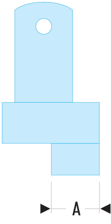 Jeu de 2 ergots de rechange pour clé 118A