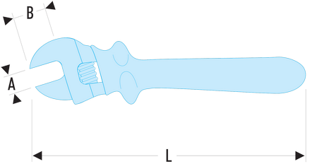 Clé à molette isolées 1000 Volts série VSE
