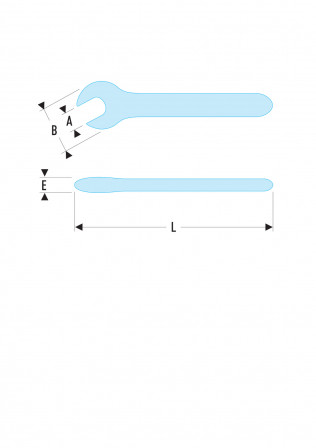 Clé à fourche isolées 1000 Volts série VSE