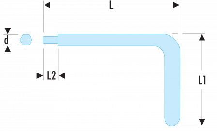 Clé mâles coudées isolées 1000 Volts série VSE
