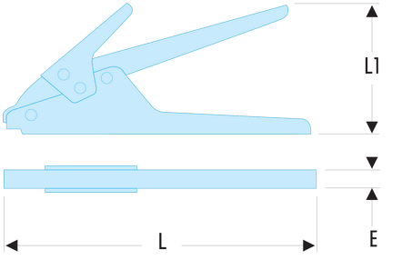 Pince pour colliers plastiques