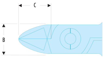 Pince coupantes ESD «&nbsp;compact&nbsp;» : maniabilité