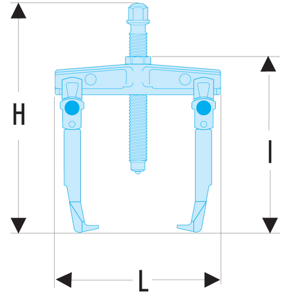 Extracteur hydraulique 20 t pour prise extérieure