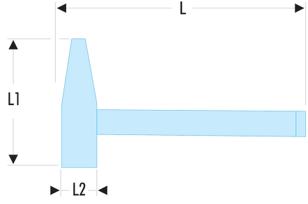 Marteau de mécanicien manche graphite