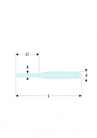 chasse-goupilles standard 2mm