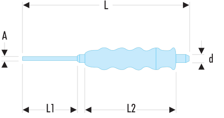 Chasse-goupilles gainés