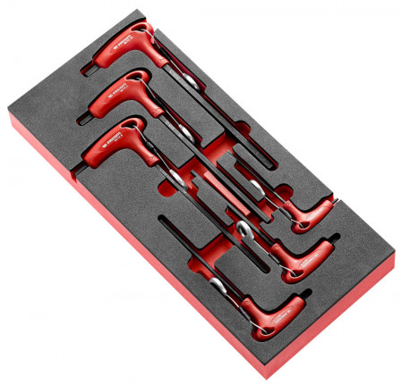 Module mousse 6 clés 6 pans en «&nbsp;T&nbsp;» - SLS