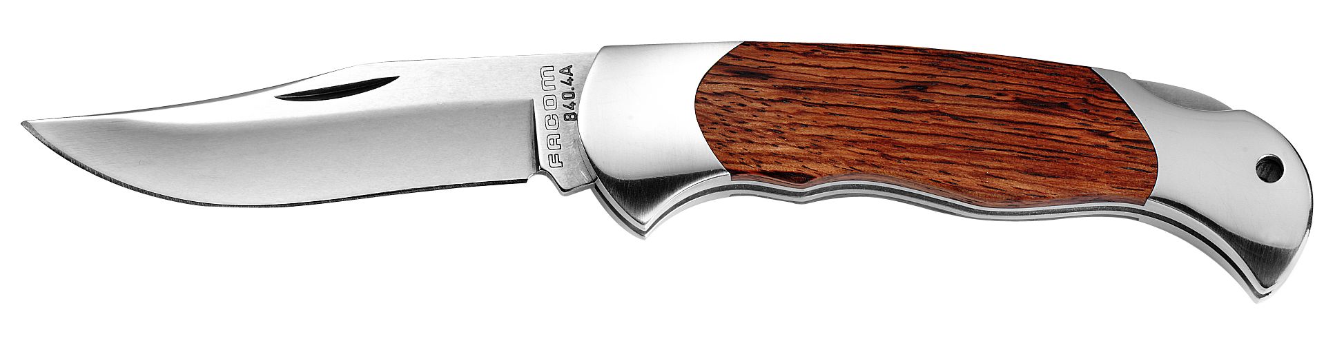 Couteau à cran d'arrêt manche bois - Maintenance Industrie