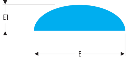 Lime demi-rondes demi-douce emmanchée
