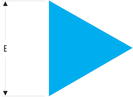 Lime triangulaire demi-douce emmanchée