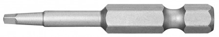 Embout standard série 6 pour vis à empreinte carrée ROBERTSON