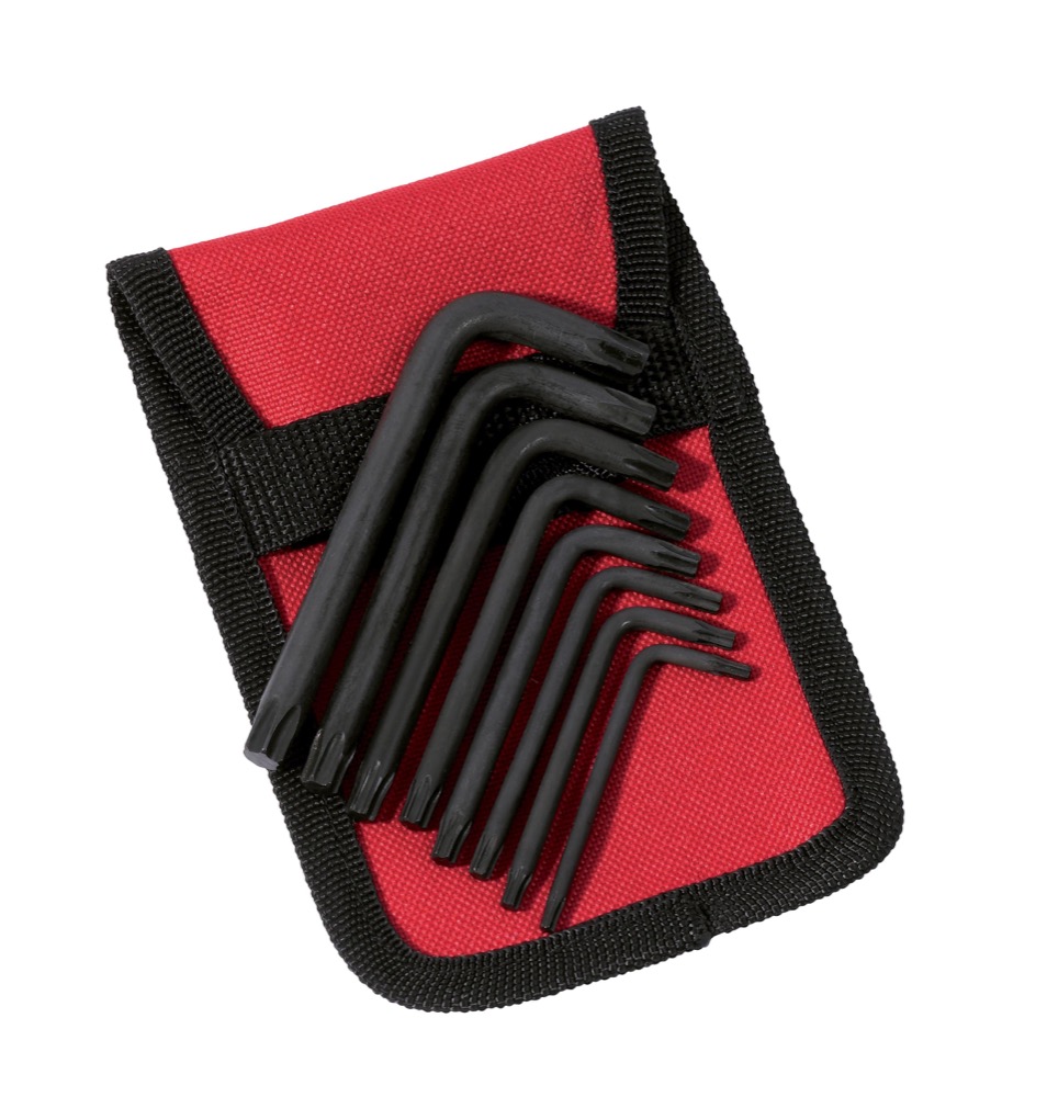 trousse de 8 cles males torx