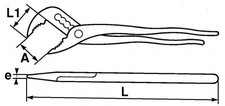 pince multiprise branches entrepassees pvc