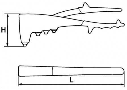 pince a riveter a main