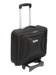 valise textile vide 440 mm avec trolley