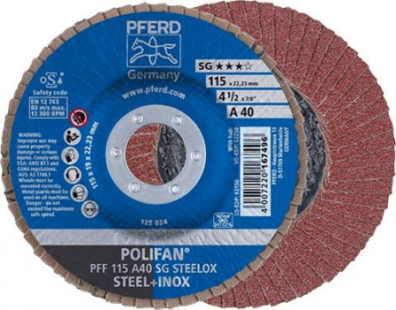 Disque à lamelles A 40SG droit 115mm G40 