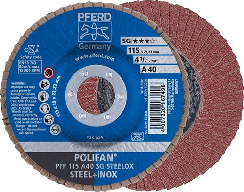 Disque à lamelles A 40SG droit 115mm G40 