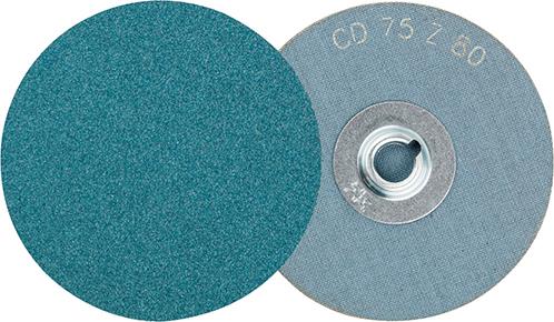 Feuille abrasive COMBIDISC corindon zirconium 75mm G80 