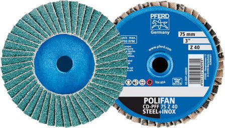 COMBIDISC-Mini-POLIFAN zi rcon-corindon Z grain 40 75mm 