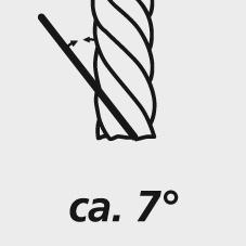 Alésoir à main D206B HSS 2,0mm 