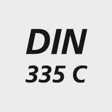 Fraise conique à ébavurer 90° acier rapide D335-C 4,3mm 