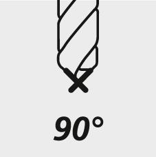 Foret à pointer CN TiN 90 g 4,00mm 