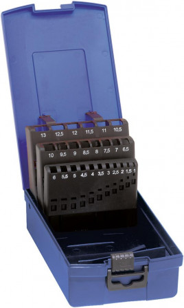 Coffret vide plastique 6- 10,0mm 