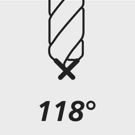 Foret hélicoïdal TiN DIN 338 9,80mm