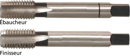 Taraud main D2184UNF HSS 3-56 en lot 