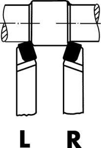 Outil tourn. carb DIN4971 dr 16x16x110mm P25/30 