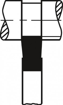 Outil tourn. HSSE DIN4956 large 12x12x110mm 