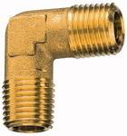 Raccord coudé laiton 2 filetages mâles R1/2