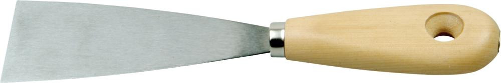 Couteau de peintre avec manche en bois 50mm 