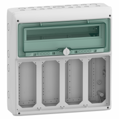Mureva coffret prise 19M 4 Ouv